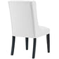 Baronet Vinyl Dining Chair, White  - No Shipping Charges