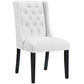 Baronet Vinyl Dining Chair, White  - No Shipping Charges
