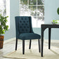 Baronet Fabric Dining Chair, Azure - No Shipping Charges