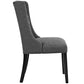 Baronet Fabric Dining Chair, Gray - No Shipping Charges