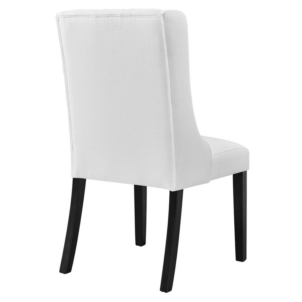 Baronet Button Tufted Fabric Dining Chair - No Shipping Charges MDY-EEI-2235-LGR