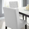 Baronet Button Tufted Fabric Dining Chair - No Shipping Charges MDY-EEI-2235-LGR