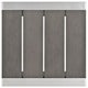 Silver Gray Shore Outdoor Patio Aluminum Side Table - No Shipping Charges MDY-EEI-2248-SLV-GRY