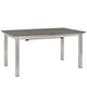 Shore Outdoor Patio Aluminum Dining Table by Modway| Silver Gray