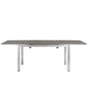 Silver Gray Shore Outdoor Patio Wood Dining Table - No Shipping Charges MDY-EEI-2257-SLV-GRY