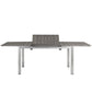 Silver Gray Shore Outdoor Patio Wood Dining Table - No Shipping Charges MDY-EEI-2257-SLV-GRY