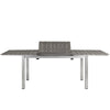 Silver Gray Shore Outdoor Patio Wood Dining Table - No Shipping Charges MDY-EEI-2257-SLV-GRY