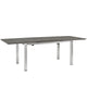 Shore Outdoor Patio Aluminum Dining Table by Modway| Silver Gray