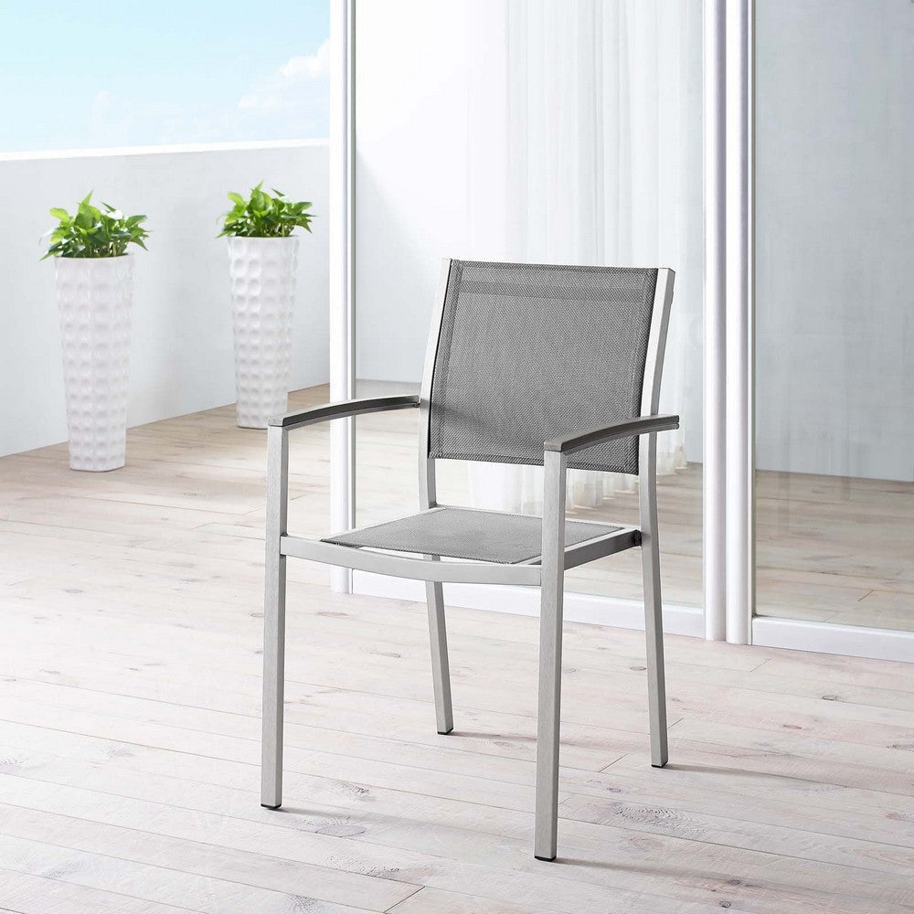 Shore Outdoor Patio Aluminum Dining Chair  - No Shipping Charges