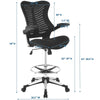 Charge Drafting Chair, Black - No Shipping Charges