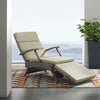 Envisage Chaise Outdoor Patio Wicker Rattan Lounge Chair by Modway| Light Gray Beige