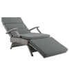 Envisage Chaise Outdoor Patio Wicker Rattan Lounge Chair  - No Shipping Charges
