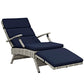 Envisage Chaise Outdoor Patio Wicker Rattan Lounge Chair - No Shipping Charges