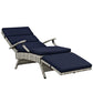 Envisage Chaise Outdoor Patio Wicker Rattan Lounge Chair - No Shipping Charges