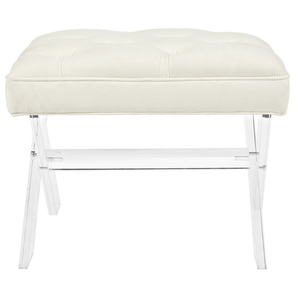 Swift Bench, Ivory  - No Shipping Charges