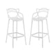 Modway Entangled Bar Stool (Set of 2), White
