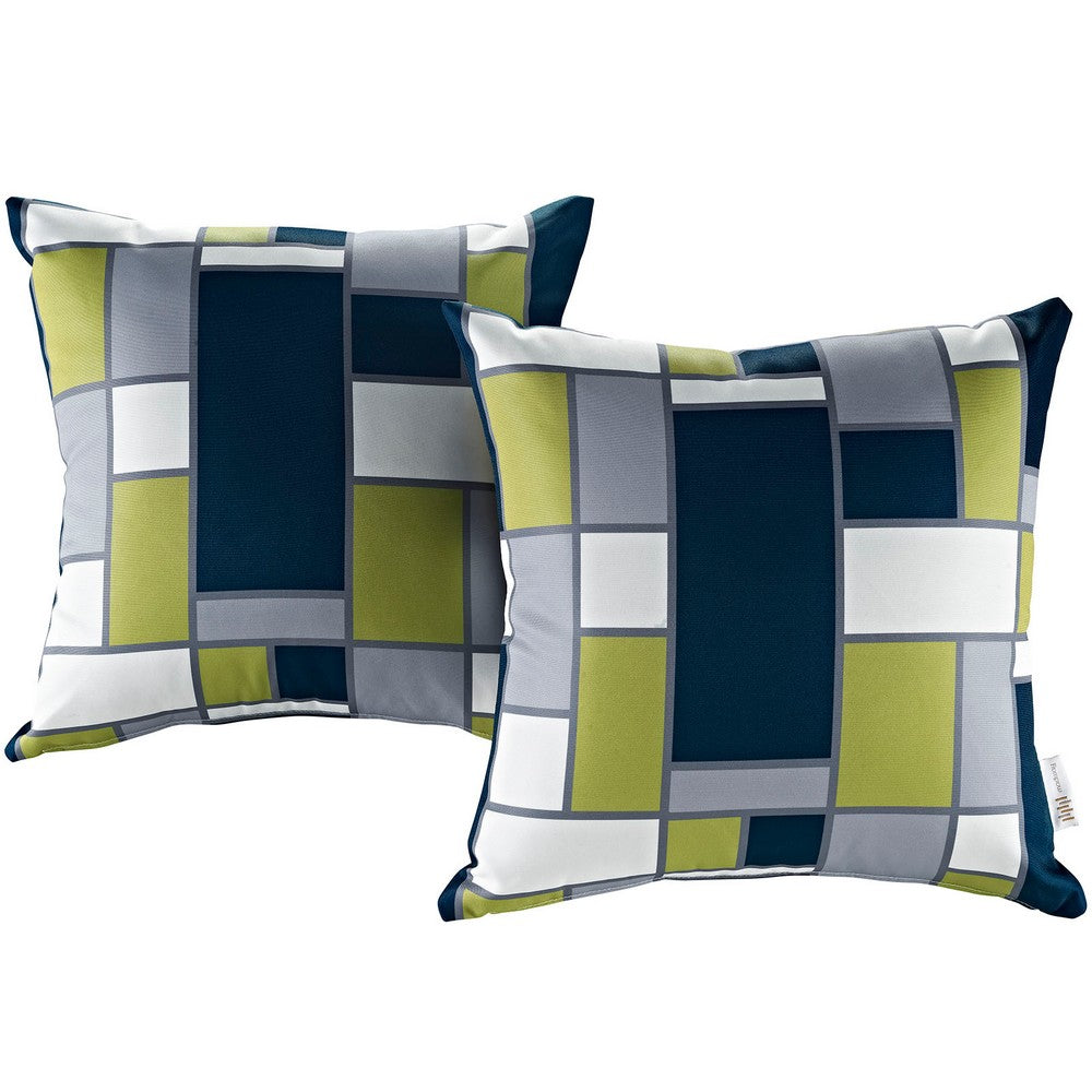 Rectangle Modway Two Piece Outdoor Patio Pillow Set - No Shipping Charges