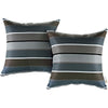 Modway 2 Piece Outdoor Patio Pillow Set by Modway| Stripe