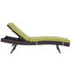 Convene Outdoor Patio Chaise Set of 6 by Modway| Espresso Peridot