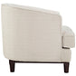 Modway Coast Upholstered Fabric Contemporary Modern Two Armchair Set in Beige MDY-EEI-2449-BEI-SET