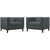 Serve Armchairs Set of 2, Gray  - No Shipping Charges
