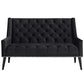 Modway Peruse Velvet Loveseat in Black MDY-EEI-2462-BLK