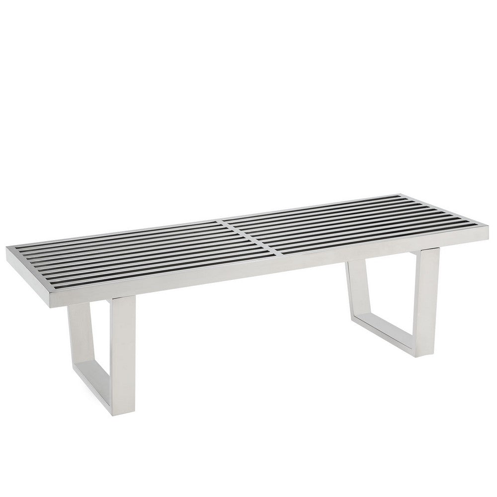 Sauna 4' Stainless Steel Bench  - No Shipping Charges