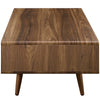 Transmit Coffee Table, Walnut White - No Shipping Charges