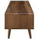 Transmit 55" TV Stand by Modway| Walnut White
