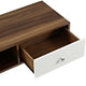 Transmit 55" TV Stand by Modway| Walnut White