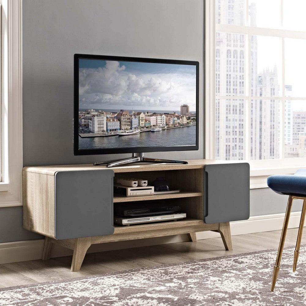 Tread 47" TV Stand by Modway| Natural Gray