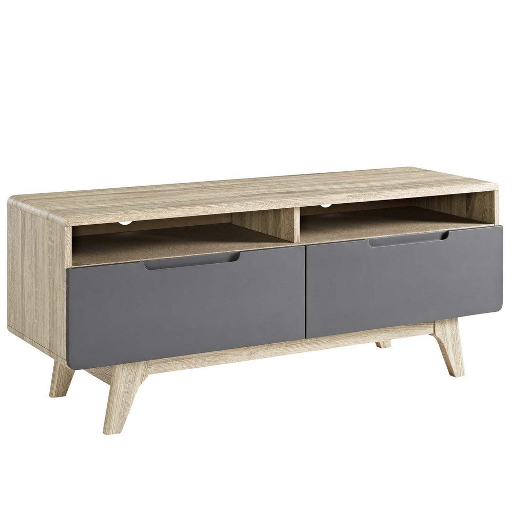 Origin 47" TV Stand by Modway| Natural Gray