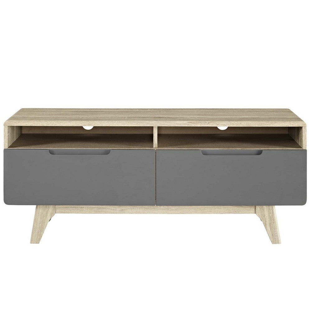 Origin 47" TV Stand by Modway| Natural Gray