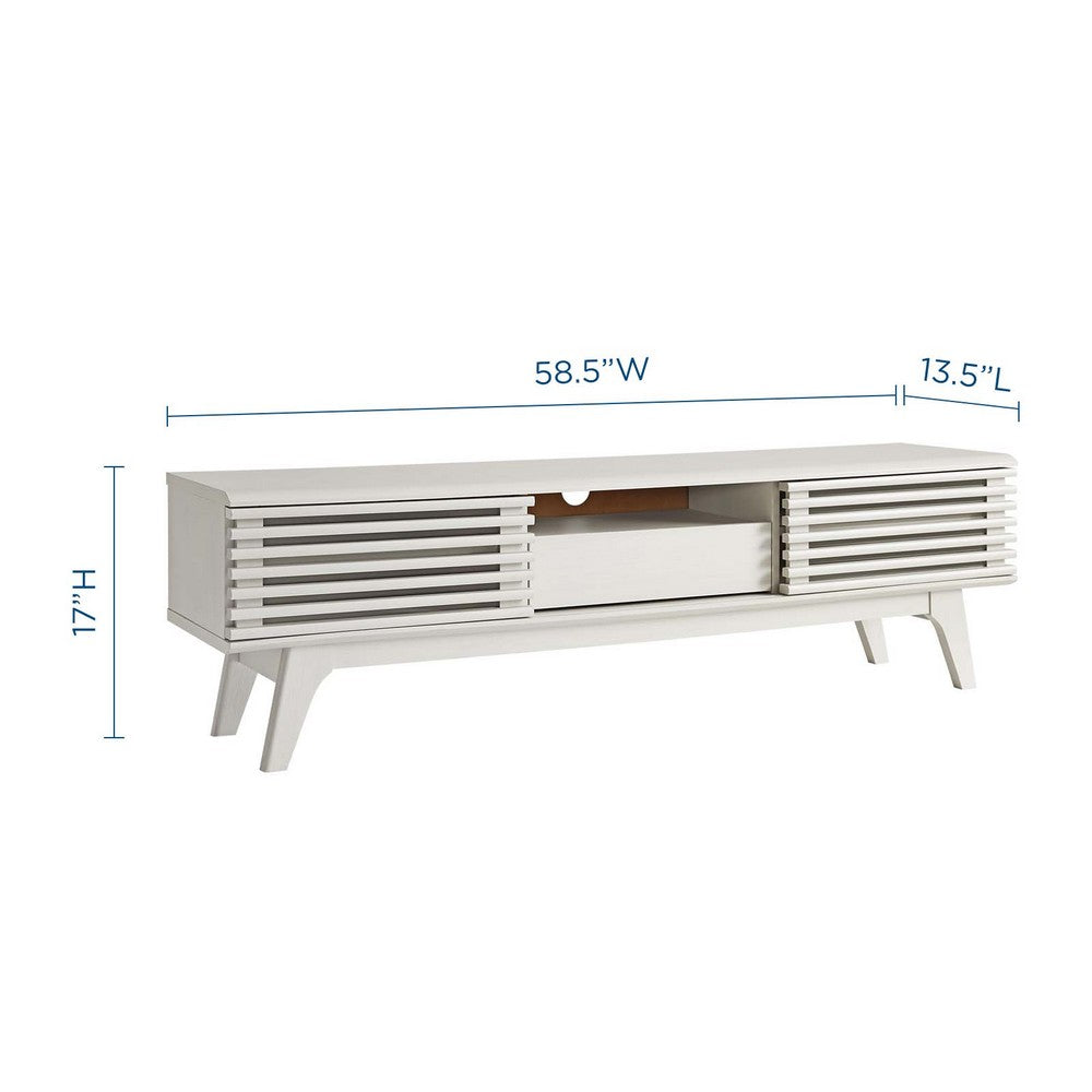 Render 59" TV Stand by Modway| White