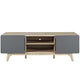 Tread 59" TV Stand by Modway| Natural Gray