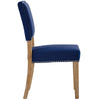 Oblige Wood Dining Chair, Navy - No Shipping Charges