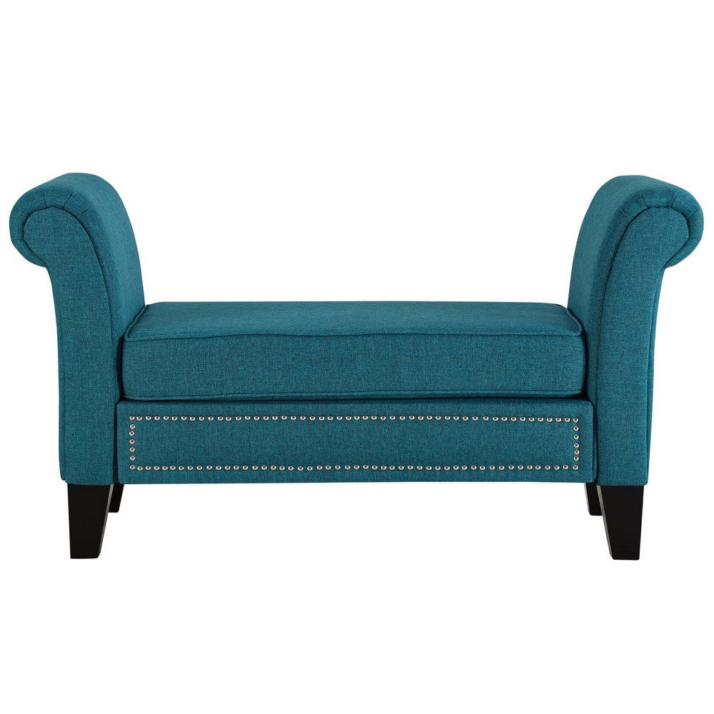 Rendezvous Bench by Modway| Teal