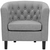 Prospect Upholstered Armchair, Light Gray - No Shipping Charges