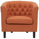 Prospect Upholstered Armchair Orange - No Shipping Charges MDY-EEI-2551-ORA