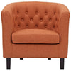 Prospect Upholstered Armchair, Orange  - No Shipping Charges