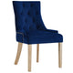 Pose Performance Velvet Dining Chair by Modway| Navy