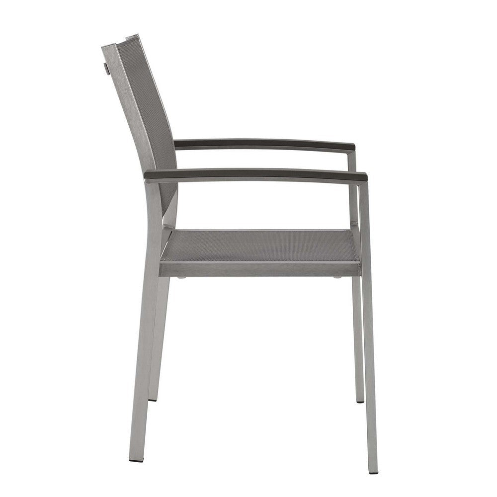 Shore Dining Chair Outdoor Patio Aluminum Set of 2 - No Shipping Charges