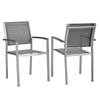 Shore Dining Chair Outdoor Patio Aluminum Set of 2 - No Shipping Charges