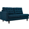 Empress Left-Facing Upholstered Fabric Loveseat by Modway| Azure