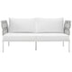 Harmony Outdoor Patio Aluminum Loveseat by Modway| White White