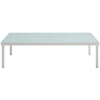Harmony Outdoor Patio Aluminum Coffee Table by Modway| White