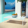 Harmony Outdoor Patio Aluminum Coffee Table by Modway| White
