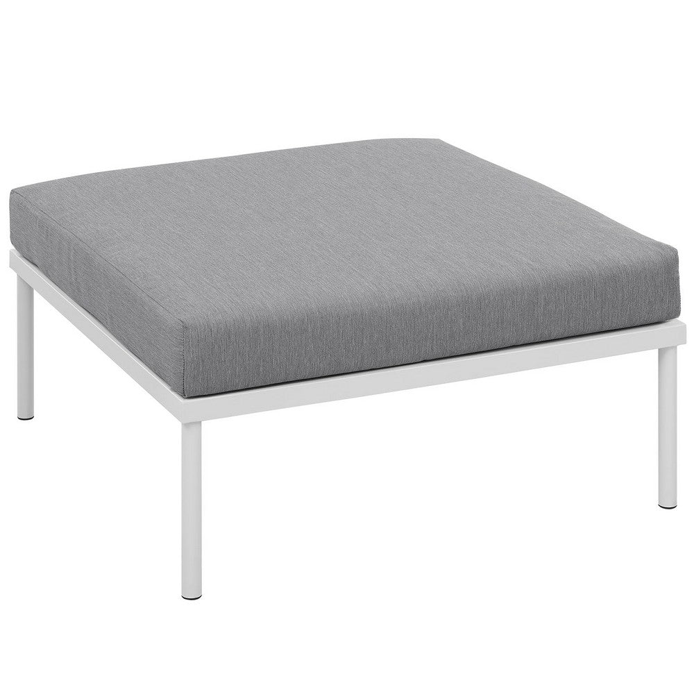 Harmony Outdoor Patio Aluminum Ottoman - No Shipping Charges