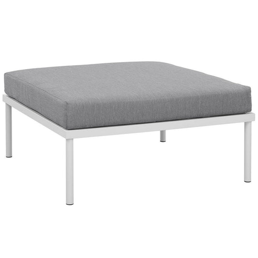 Harmony Outdoor Patio Aluminum Ottoman - No Shipping Charges