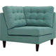 Empress Upholstered Fabric Corner Sofa by Modway| Laguna
